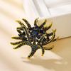 Broche Exquisito e Fashion de Liga de Zinco Anêmona para Mulheres Cravejado com Strass Pino Fixo Decoração de Roupa para Performance Acessórios Anti-Exposição