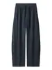 Roupas Masculinas Fengshe / Nova Coleção Primavera 2026 Streetwear Americano de Alta Qualidade Calças de Sarja Pura de Perna Larga Calças Casuais Retas Longas