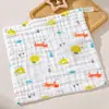 Toalha Quadrada Pequena de Algodão Puro, Toalha Personalizada com Rosto de Bebê, Toalha de Gaze Super Macia e Absorvente, Paninho de Baba para Bebê, Toalha Quadrada 100% Algodão