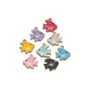Pingente de Peixe de Desenho Animado em Aço Inoxidável Pingente Dupla Face Esmaltado DIY Colar Brincos Fofos Frescos Acessórios de Joias Venda por Atacado