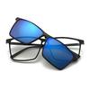 Gafas de sol magnéticas transfronterizas, gafas de sol polarizadas para hombres y mujeres, gafas de visión nocturna para conducir, gafas de sol con clip, montura para miopía