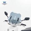 Muscle car lobo adecuado para suzuki UE125T parabrisas parabrisas ajustable parabrisas delantero modificación de pedal