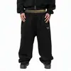 Chegada Nova Outono/Inverno Conjunto de Moletom com Capuz Estampado de Letras Personalizadas Calça Jogger de Perna Larga Reta Camuflado Simples Diário