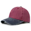 Gorra para Mujer Primavera y Verano Retro Mezclilla Lavada Gorra de Béisbol Estilo Coreano para Hombre Fácil de Combinar Estudiante Color Base Bloque de Color Bordado Gorra con Visera