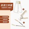 Pinza anti-escaldaduras para cuencos, pinza anti-escaldaduras para manos, pinza de cocina, pinza para platos, pinza para verduras al vapor, pinza aislante de calor de acero inoxidable, artefacto para cuencos