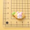 Mini conejo de dibujos animados brillante, accesorios de resina para bricolaje, joyería casera, horquilla, funda para teléfono, taza de agua, tocado, venta al por mayor