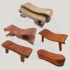 Madera de Ala de Pollo Almohada para Columna Cervical Palo de Rosa Rojo Almohada Luban Estructura de Mortaja y Espiga Retro Taburete de Madera Almohada para Dormir de Madera Maciza Venta al por Mayor