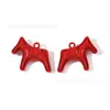 Caballo Rojo Festivo Caballo de Madera Joyería con Goteo de Aceite Accesorios Colgante de Caballo del Año Nuevo para Collar Llavero Cadena para Teléfono Móvil Colgante Hecho a Mano