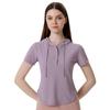 Nuevo Top Abierto de Manga Corta con Capucha para Mujer, de Botones, Ropa Deportiva para Correr, Yoga, Fitness, Secado Rápido, Ropa de Yoga, Camisa Casual