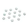 Mini Flor Pequena Pétalas de Trevo de Quatro Folhas 7mm Plástico Pérola de Imitação Flor Material para Brincos Pulseira Joias Feito à Mão