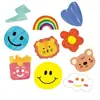 Adesivos de Balão de Aniversário Tesouro da Ins Decoração Lápis Margarida Estrela Orvalho Cartão Layout de Cena de Parede de Fundo para Festa Infantil