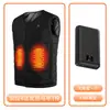 Chaleco calefactor transfronterizo personalizado, chaleco calefactor inteligente de temperatura constante, ropa térmica recargable por USB