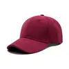 Gorra de Béisbol Retro Transfronteriza Europea y Americana de Ante Sintético, Gorra Básica Lisa Multicolor con Visera Rígida, En Stock, Se Puede Personalizar para Pedidos Pequeños