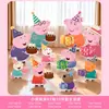 Decorações de Aniversário Temáticas da Peppa Pig Painel de Fundo em KT Balões com Números Decorações de Cena para Festa de Primeiro Aniversário de Menino Menina