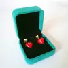 Caja de Joyería de Franela Caja para Colgantes de Collar Caja de Empaque para Joyería Caja de Almacenamiento para Regalos de Joyería Caja para Insignias Broches Clavos de Oreja