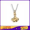Panjia Branco Cobre Banhado A Prata Uma Folha Zhiqiu Colar Ginkgo Folha Design Alta Elegante Elegante Feminino