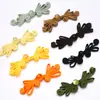 Botón de cierre de mariposa de cuatro agujeros con cuenta de jade para traje Tang, Hanfu, cheongsam, vestido de estilo chino, botón decorativo tejido a mano de tendencia nacional