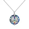 Tirelini transfronterizo nuevo flor de girasol cristal árbol de la vida collar colgante pendientes joyería joyería al por mayor