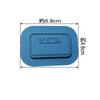 Fabricante Personalizado Gota Etiqueta de Plástico Pvc Goma Suave Sello Logotipo Gota Plástico Etiqueta de Goma Parche de Silicona Personalización de Marca