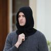 Novo chapéu balaclava masculino inverno quente chapéu cachecol integrado proteção auricular casal lã malha chapéu