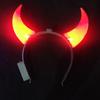 Luminosa grande chifre flash headband Little Devil headband concerto festa apoio cocar luminoso comércio exterior transfronteiriço