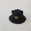 Chapéu de Bebê Primavera e Outono Novo Ursinho Fofo Chapéu de Pescador para Bebê Chapéu de Sol de Verão para Meninos e Meninas