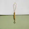 Hebilla de langosta cabeza dorada cadena para teléfono móvil cuerda cordón tejido diy pequeño accesorio de joyería material de accesorios cuerda para colgar venta al por mayor