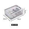 Caja de almacenamiento de zapatos transparente, plegable y ahorra espacio, un imprescindible para el uso en casa, perfecta para guardar zapatos debajo de la cama, a prueba de polvo y para organizar