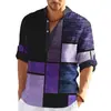 2024 moda casual transfronteriza temu solapa estampado 3D gato hombre manga corta camisa casual