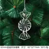 Pingente de Contas Pontiagudas Transparentes de Acrílico Pingente Decorativo de Cristal com Furo Pontiagudo Loja do Shopping Atacado da Amazon Enfeites para Pendurar