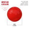 Bola oca de aço inoxidável vermelho Natal Pendurado Bola Shopping Decoração de janela Bola redonda Cena Palco Bola de cor de aço inoxidável
