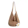 Bolso de axila de gran capacidad transfronterizo para mujer, bolso de mano de paja nuevo estilo 2026, bolso de hombro simple para el día a día, versátil