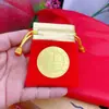 2026 Ano do Cavalo Moeda de Ouro da Sorte Moeda Comemorativa Riqueza Instantânea Moeda de Ouro Sucesso Imediato Benefícios da Transmissão ao Vivo de Ano Novo
