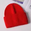 Novo Chapéu de Lã Tricotado Quente para Outono e Inverno, Chapéu de Lã Mesclada com Caxemira Moderno com Proteção para Orelhas, Para Cabeças Grandes, Chapéu Versátil para o Frio, Rosto Pequeno