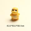 Lindo Dragón de Leche Pequeño de Color Sólido Tridimensional Resina Pequeño Dinosaurio DIY Joyería Llavero Colgante Adornos de Escritorio para Coche