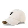 Novo Boné de Baseball Lavado com Letra Bordada Masculino e Feminino Vintage Coreia do Sul Chapéu Buraco Casual Face Pato Boné de Aba