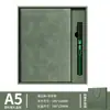 Set de regalo de caja para cuaderno personalizado, cuaderno, bolígrafo, unidad USB con grabado, se puede imprimir con logo, regalos promocionales corporativos personalizados
