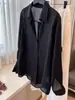 Sem Recomendação D! Camisa Protetora Solar Leve de Ráfia Preta de Alta Qualidade para Mulheres Verão 2025 Confortável Solta Top Preguiçoso