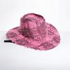 Sombrero de Vaquero Occidental a Cuadros Florales Sombrero Mongol para Exteriores Sombrero de Caballero Sombrero de Viaje Al por Mayor Ala Ancha Estilo Coreano Versátil