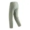 Nuevos pantalones deportivos de running para exteriores con forro polar de otoño, pantalones rectos de seda para hombre 9264066