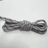 Cuerda Redonda de Poliéster con Patrón de Puntos de Colores de 5 mm Cordón para Sombrero de 5 mm Cuerda Tejida a Mano para DIY Cordón de Zapato Sombrero Pantalones Paracord