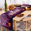 Camino de mesa transfronterizo, Adornos de calabaza de Halloween, Mantel de alta gama, Decoración innovadora para el hogar interior, Banderas personalizadas