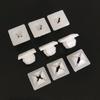 Adecuado para tuerca de fijación de matrícula de coche Chevrolet, clip, soporte de matrícula, tuerca, tornillo autorroscante, asiento K93