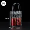 Bolsas de Regalo Transparentes de Plástico PVC con Impresión de Logo Personalizado para el Festival de Mediados de Otoño, Empaque de Regalo para Pasteles de Luna y Té con Leche