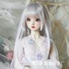 Peluca para BJD Lucy cabello liso monocolor cabello liso sd noche Loli set de peluca para cosplay 3 puntos 4 puntos