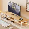 Suporte para monitor de computador, prateleira de armazenamento de mesa, ferramenta de modificação de display de mesa, suporte com base estendida para a mesa
