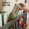 Estante lateral magnético para refrigerador para film transparente, toallas de papel y bolsas de almacenamiento - una herramienta mágica de almacenamiento para la cocina