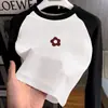Camiseta de Manga Larga Patchwork para Niña, Capa Base de Forro Polar Otoño Invierno, Nueva, Elegante, Ropa Interior para Bebé, Cuello Redondo, Top Versátil, de Moda