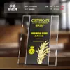 Placa de Prêmio de Cristal Personalizada, Medalha de Honra de Alto Padrão, Prêmios de Reunião Anual, Troféu de Funcionário Destaque, Certificado de Lembrança de Campeão