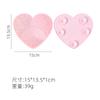 Almohadilla de Limpieza Popular Transfronteriza para Brochas de Maquillaje de Silicona, Herramienta de Limpieza para Polveras, Tabla de Limpieza de Silicona, Almohadilla de Limpieza con Forma de Corazón